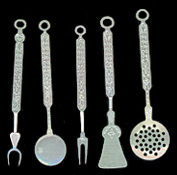 Dollhouse Miniature Utensil Set 5Pcs